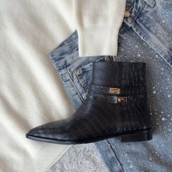 Stvle AS YOU FEEL sort skind str. 37-41