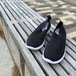 Sneakers I stof sort str. 36-41