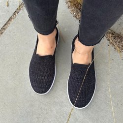 Sneakers I stof sort str. 36-41