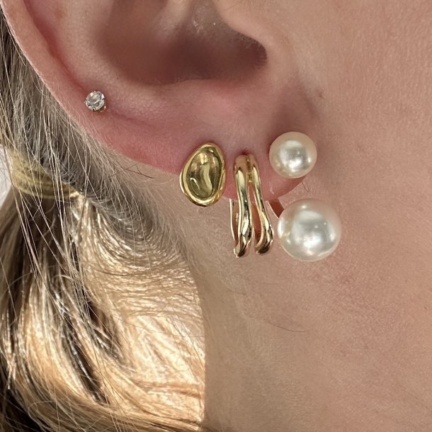 �rering STONE SMALL forgyldt s�lv