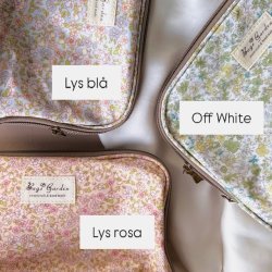 Toilettaske stor flora