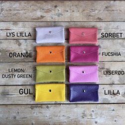 Klassisk Pung med klap skind