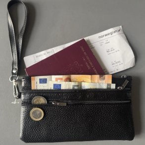 Skind Clutch - Rejsepung