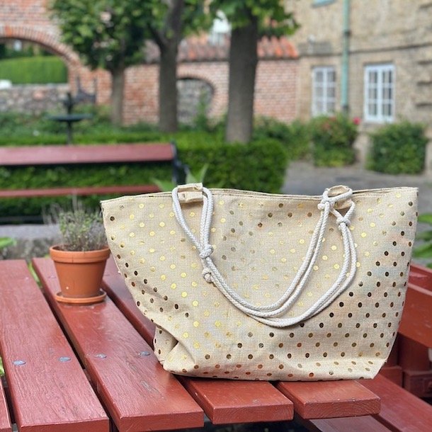 Mega shopper gold dot