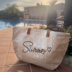 Strandtaske SUMMER coated