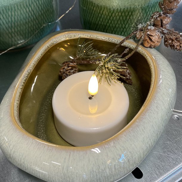 Store Hvide Fyrfadslys - st af 2