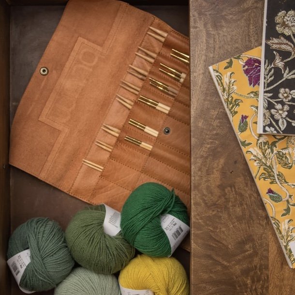 Oslo XL strikke etui lder