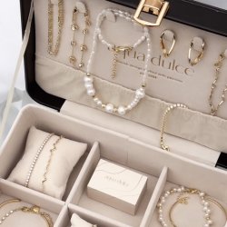 Stort smykkeskrin SORT - Aqua Dulce limited edition