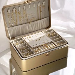 Stort smykkeskrin guld - Aqua Dulce limited edition