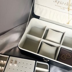 Stort smykkeskrin SORT - Aqua Dulce limited edition