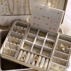 Stort smykkeskrin guld - Aqua Dulce limited edition