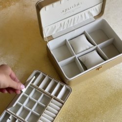 Stort smykkeskrin guld - Aqua Dulce limited edition