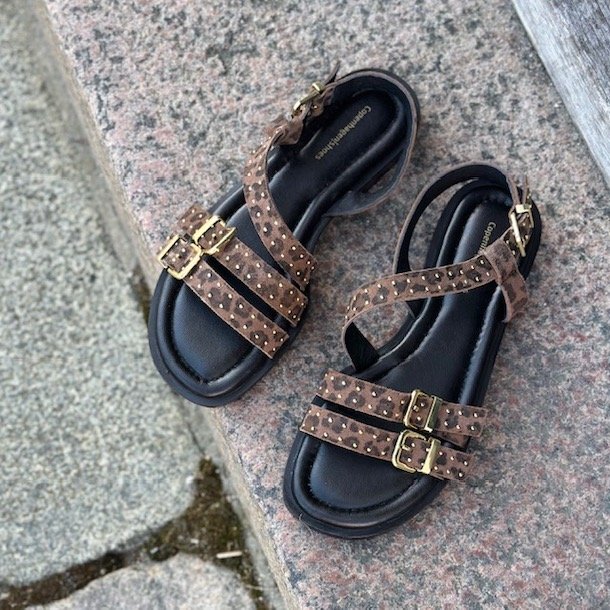 Sandal THE ROCK MULTI Leopard ruskind str. 37-41