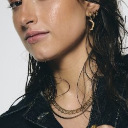 Halsk�de GRANNY vandfast 18kt. forgyldt