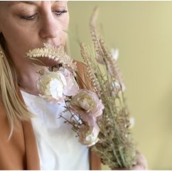 Markblomst creme-rosa 60cm