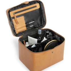 Lexi strikketaske / toilettaske skind