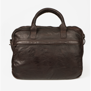 Lenox computertaske dobbelt washed skind