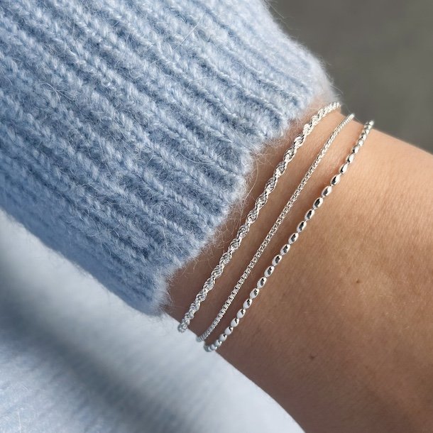 Armbnd ROPE Sterling Slv