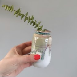 Vase Midi keramik fuld glace 10-12 cm