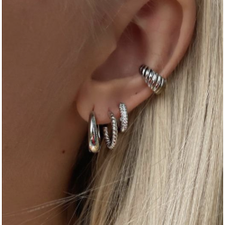 Mellow Ear Cuff sterling Slv