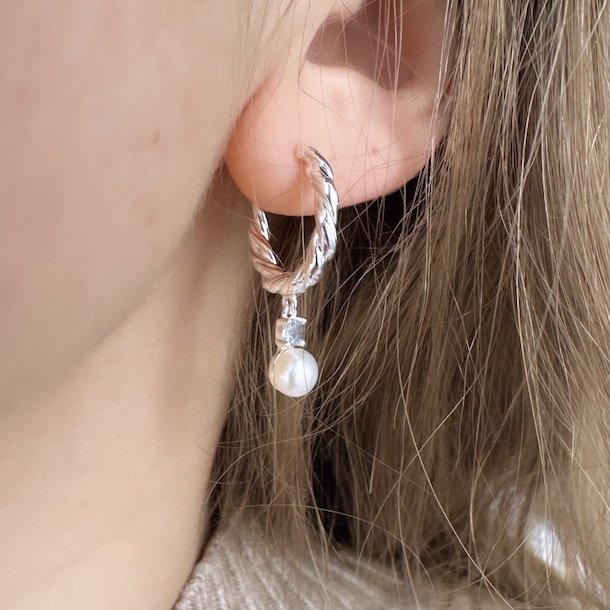 Hoops CURLY SKY 20 mm Sterling Slv