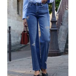 Straight Jeans BOW str. 34-42