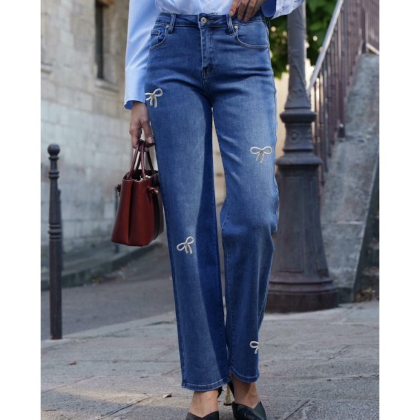 Straight Jeans BOW str. 34-42