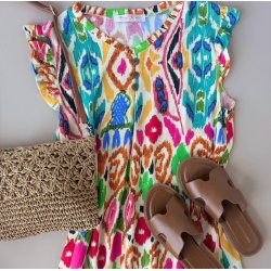 Kjole uden rmer - viskose str m-xxl