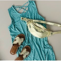 Strandkjole dot str m-xxl