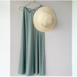 Strandkjole dot str m-xxl