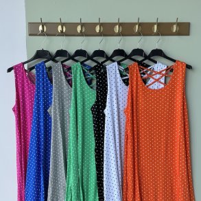 Strandkjole dot viskose