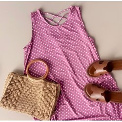 Strandkjole dot str m-xxl