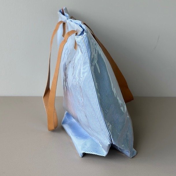 Strandtaske SMALL STRIPE coated