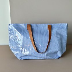 Strandtaske SMALL STRIPE coated