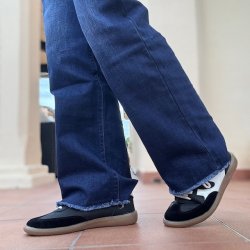 Jeans streight leg str. XS-Xl