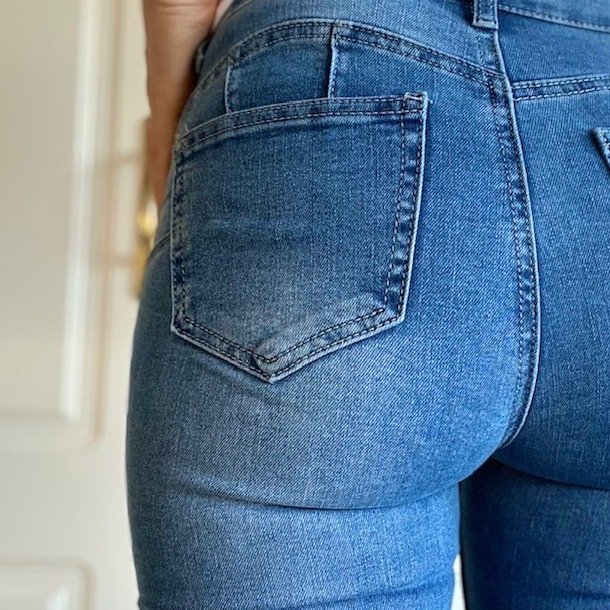 Slim fit jeans stretch denim str. XS-Xl