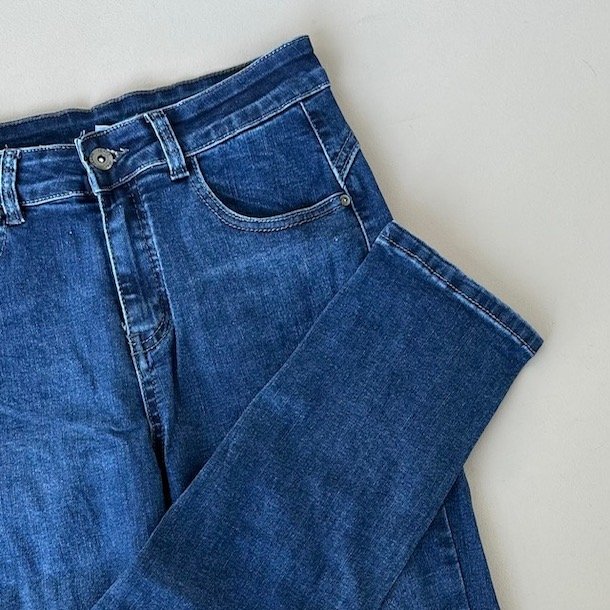 Slim fit jeans just blue stretch str. M - 4xl