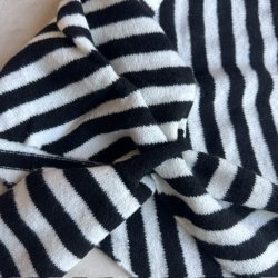 T�rkl�de med striber, Mia - Cashmere/Viskose mix