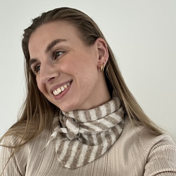 Trekantet t�rkl�de med striber 