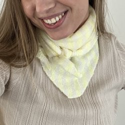 Trekantet t�rkl�de med striber 