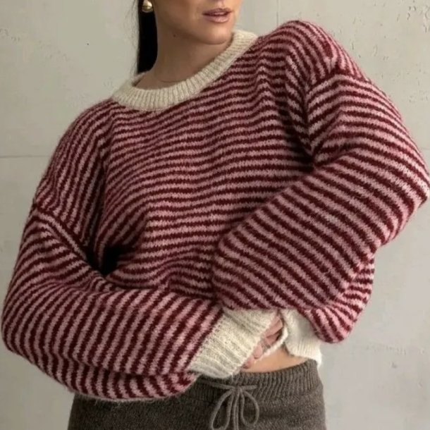 Stribet strik - Sophie onesize