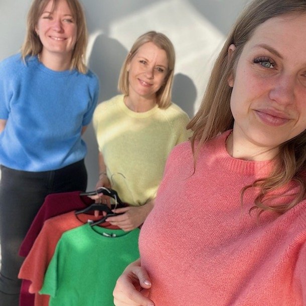 Strik med korte rmer FRAYA alpha miks