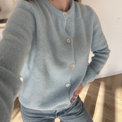 Cardigan spring alpaca