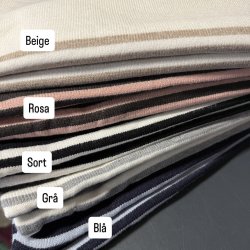 Strik med striber - Simone str. s/m m/l 