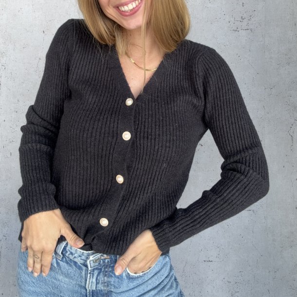 Cardigan pearl button 
