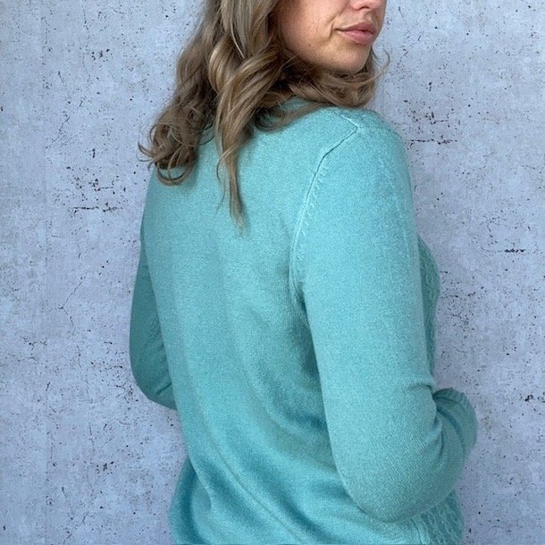 Strik med rund hals m-xxl