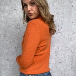 Tyk Sweater turtleneck str M-XL (uld, silke, bambus miks)