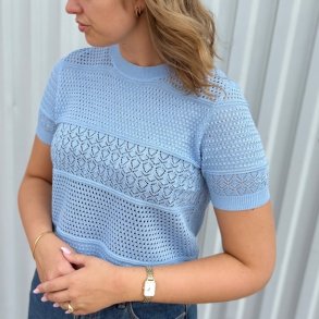 Kortrmet sweater viskose str. S-L