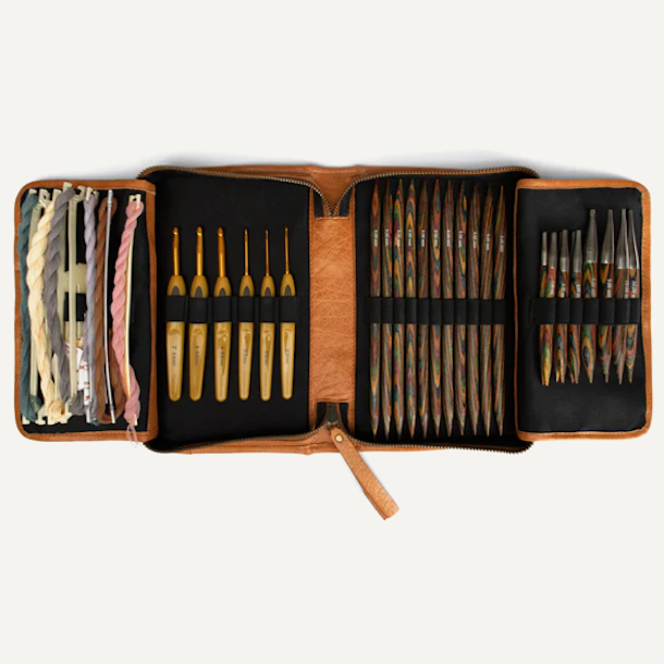 Effi strikke etui skind