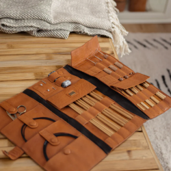 Lucy strikke etui skind 